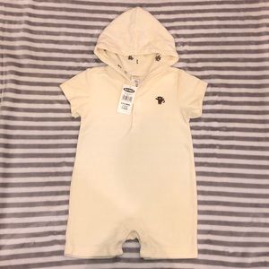 !!!NEW!!! Old Navy Yellow Hoodie Shortalls - 6-12M
